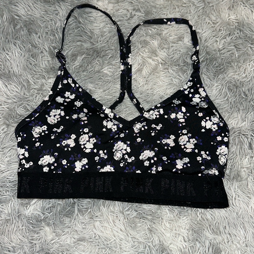 Victoria's Secret PINK Floral Sports Bra